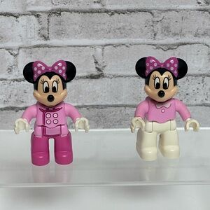 LEGO Duplo Disney Lot Minnie Mouse Figures Lot Of 2 Pink White